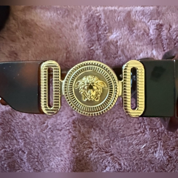 Versace Medusa (Unisex) Biggie Havana Brown 0VE4361 Sunglasses (EUC) - Picture 5 of 9